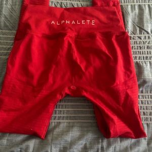Alphalete Revival R6 Red Leggings